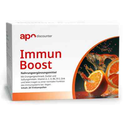 Immun Boost Trinkampullen von apodiscounter 28X25 ml von apo.com Group GmbH PZN 18706752