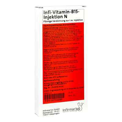 Infi Vitamin B 15 Injektion N 10X1 ml von Infirmarius GmbH PZN 05702296