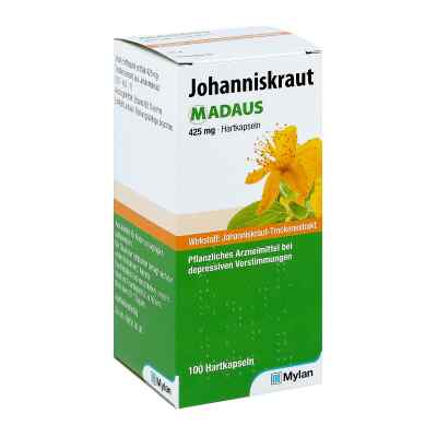 Johanniskraut Madaus 425 mg Hartkapseln 100 stk von Mylan Healthcare GmbH PZN 15580233