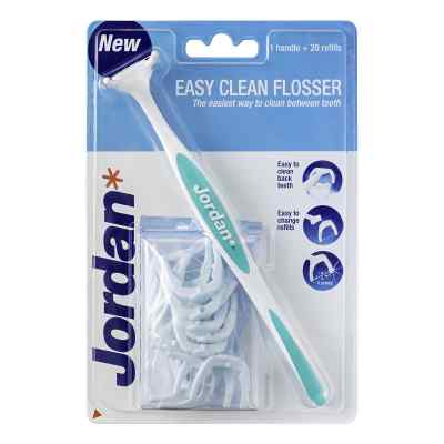 Jordan Miracle Flosser Zahnseide Hilfe + 20 Refills