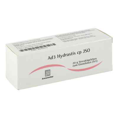 Jso Ad 3 Hydrastis Cp Globuli 20 g von ISO-Arzneimittel GmbH & Co. KG PZN 04942213