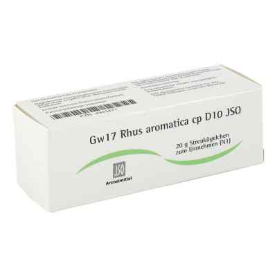 Jso Gw 17 Rhus Aromatica Cp D10  Globuli 20 g von ISO-Arzneimittel GmbH & Co. KG PZN 04943477
