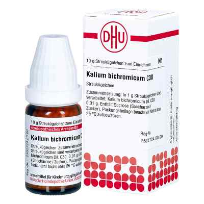 Kalium Bichromicum C 30 Globuli 10 g von DHU-Arzneimittel GmbH & Co. KG PZN 02925363