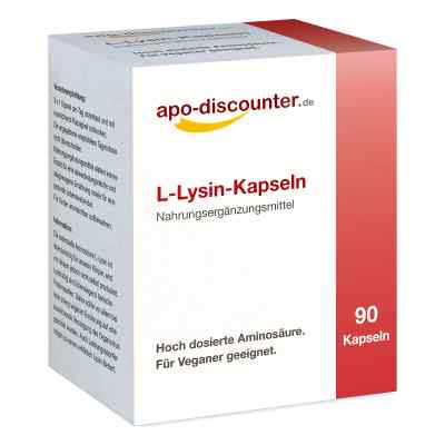 L-lysin Kapseln 90 stk von Apologistics GmbH PZN 17174431