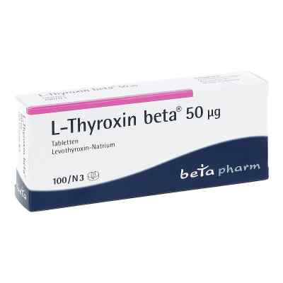 L-Thyroxin beta 50μg 100 stk von betapharm Arzneimittel GmbH PZN 02133946