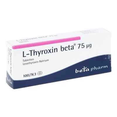 L-Thyroxin beta 75μg 100 stk von betapharm Arzneimittel GmbH PZN 02134130