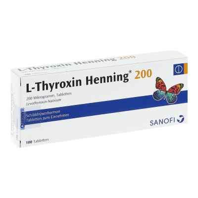 L-Thyroxin Henning 200 100 stk von Sanofi-Aventis Deutschland GmbH PZN 02532876