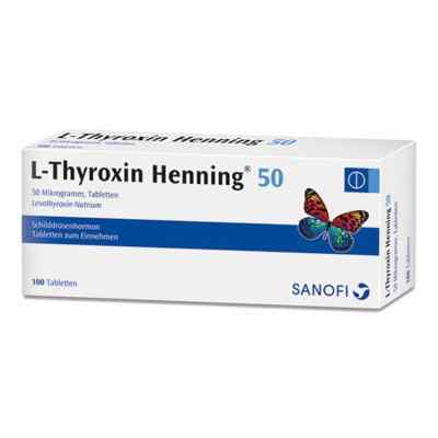 L-Thyroxin Henning 50 100 stk von Sanofi-Aventis Deutschland GmbH PZN 02532712
