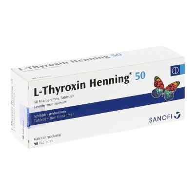 L-Thyroxin Henning 50 98 stk von Sanofi-Aventis Deutschland GmbH PZN 00297046