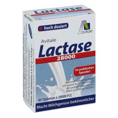 Lactase 28.000 Fcc Tabletten im Spender 80 stk von Avitale GmbH PZN 14275611