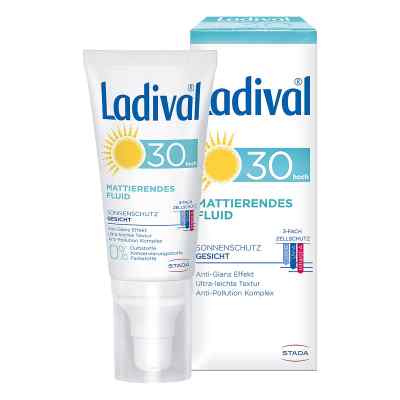 Ladival Sonnenschutz Gesicht Fluid mattierend LSF 30 50 ml von STADA GmbH PZN 15864189