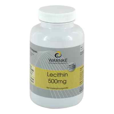 Lecithin 500 mg Kapseln 250 stk von Warnke Vitalstoffe GmbH PZN 02530883