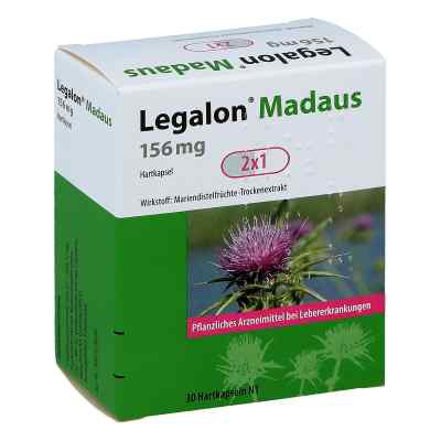 Legalon Madaus 156 mg Hartkapseln 30 stk von MEDA Pharma GmbH & Co.KG PZN 11548161