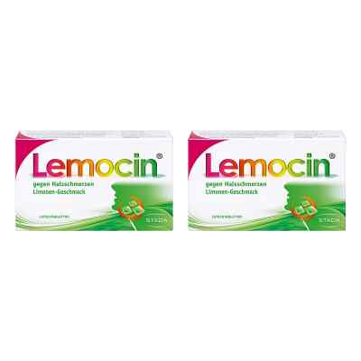 Lemocin gegen Halsschmerzen Limettengeschmack ab 5 Jahren 2x20 stk von STADA Consumer Health Deutschlan PZN 08102712