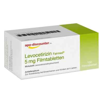 Levocetirizin 5 mg FTA von apo-discounter - bei Allergie 100 stk von Apotheke im Paunsdorf Center PZN 16565796