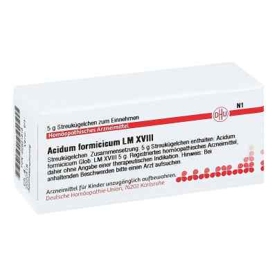 Lm Acidum Formicicum Xviii Globuli 5 g von DHU-Arzneimittel GmbH & Co. KG PZN 02821818