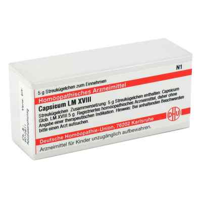 Lm Capsicum Xviii Globuli 5 g von DHU-Arzneimittel GmbH & Co. KG PZN 02658910