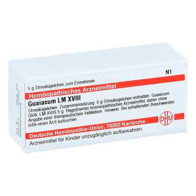 Lm Guaiacum Xviii Globuli 5 g von DHU-Arzneimittel GmbH & Co. KG PZN 02659312