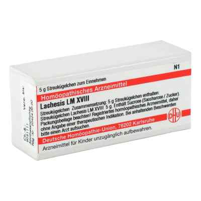 Lm Lachesis Xviii Globuli 5 g von DHU-Arzneimittel GmbH & Co. KG PZN 02659594