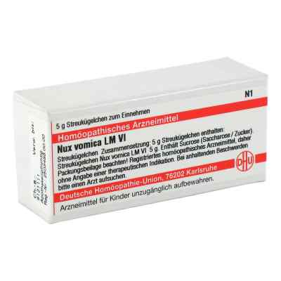 Lm Nux Vomica Vi Globuli 5 g von DHU-Arzneimittel GmbH & Co. KG PZN 02659855