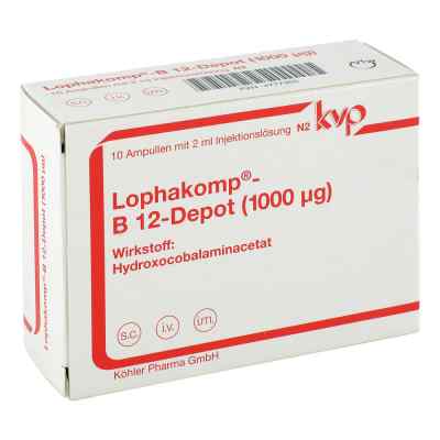Lophakomp B 12 Depot 1000 [my]g Injektionslösung 10X2 ml von Köhler Pharma GmbH PZN 04777955