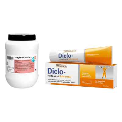 Magnerot Classic N Tabletten + Diclo-ratiopharm Schmerzgel