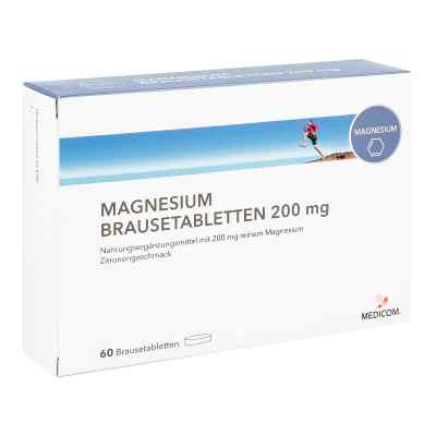 Magnesium Brausetabletten 200 mg 60 stk von Medicom Pharma GmbH PZN 16622011