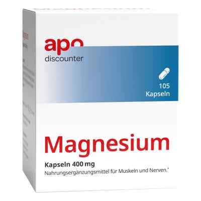 Magnesium Kapseln 400 mg von apodiscounter 105 stk von apo.com Group GmbH PZN 18203117