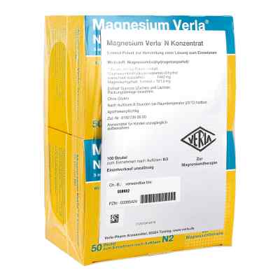Magnesium Verla N Konzentrat 100 stk von Verla-Pharm Arzneimittel GmbH &  PZN 03395424