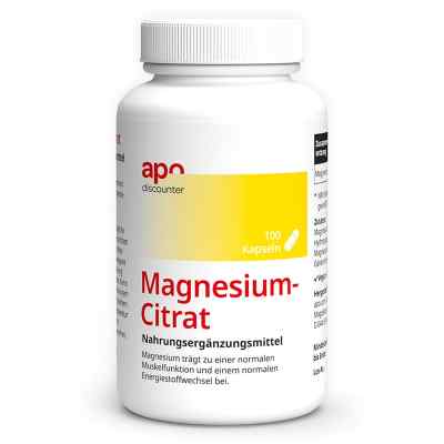 Magnesiumcitrat Kapseln von apodiscounter  100 stk von apo.com Group GmbH PZN 19891266