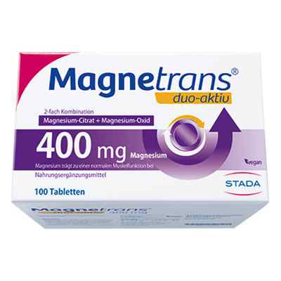 Magnetrans duo-aktiv 400 mg Tabletten Magnesium 100 stk von STADA GmbH PZN 14367572