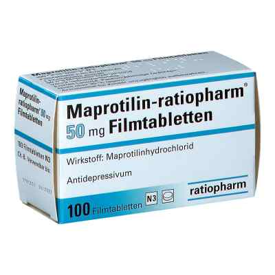 Maprotilin-ratiopharm 50mg 100 stk von ratiopharm GmbH PZN 00622569