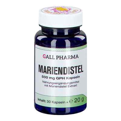 Mariendistel 500 mg Gph Kapseln 30 stk von Hecht-Pharma GmbH PZN 05530263