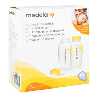 Medela Milchflaschenset 250 ml 2 stk von MEDELA PZN 00121689