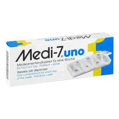 Medi 7 Uno Medikamenten Dosierer für 7 Tage 1 stk von Hans-H.Hasbargen GmbH & Co. KG PZN 00871456