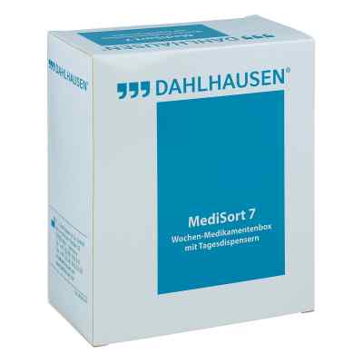 Medikamenten Box Medisort 7 für 1 Woche weiss 1 stk von P.J.Dahlhausen & Co.GmbH PZN 11312607