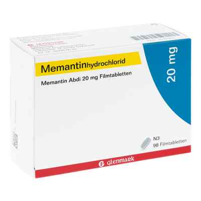 Memantin Abdi 20mg 98 stk von Glenmark Arzneimittel GmbH PZN 10147365
