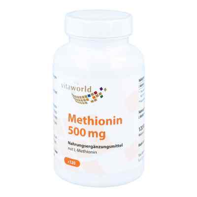 Methionin 500 mg Kapseln 120 stk von Vita World GmbH PZN 10940997