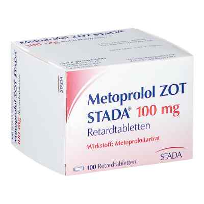 Metoprolol ZOT STADA 100mg 100 stk von STADAPHARM GmbH PZN 01663286