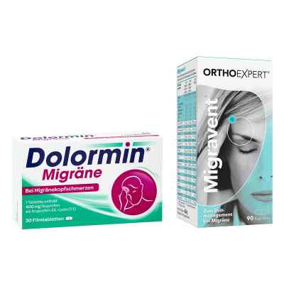 Migravent Kapseln + Dolormin Migräne Filmtabletten