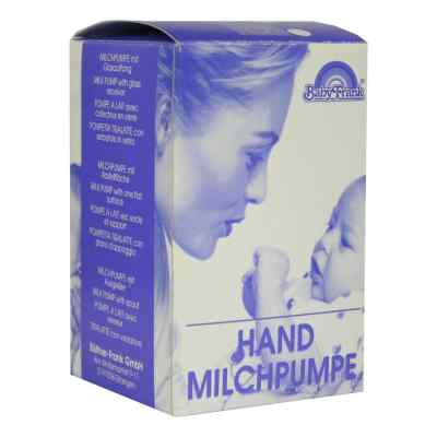 Milchpumpe Frank Hand mit Auffangbeh.Glas mit Abl.
