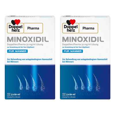 Minoxidil DoppelherzPharma für Männer 50 mg/ml Lösung 