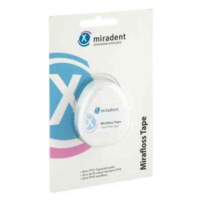 Miradent Zahnseide Mirafloss Tape teflonbeschicht.