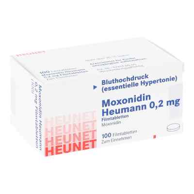 Moxonidin Heumann 0,2 mg Filmtabletten heunet 100 stk von Heunet Pharma GmbH PZN 05886907