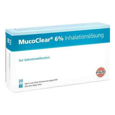 Mucoclear 6% Nacl Inhalationslösung 20X4 ml von Pari GmbH PZN 03352840