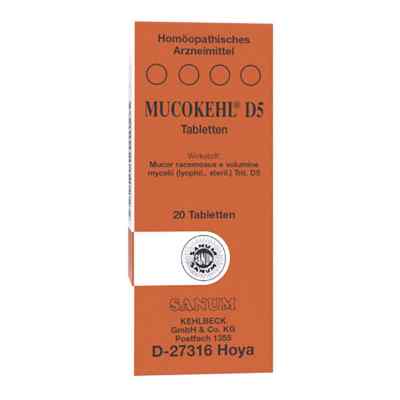 Mucokehl Tabletten D5 20 stk von SANUM-KEHLBECK GmbH & Co. KG PZN 04548953