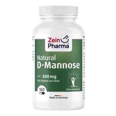 Natural D-mannose 500 mg Kapseln 160 stk von Zein Pharma - Germany GmbH PZN 11161278