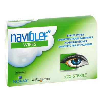 Naviblef wipes Augenlidtücher 20 stk von VISUfarma B.V. PZN 14236982