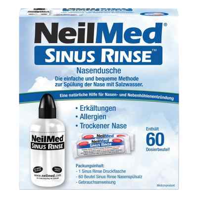 Neilmed® Sinus Rinse Nasendusche + 60 Dosierbeutel Nasenspülsalz