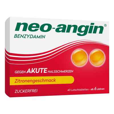 Neo-angin Benzydamin Akute Halsschmerzen Zitrone